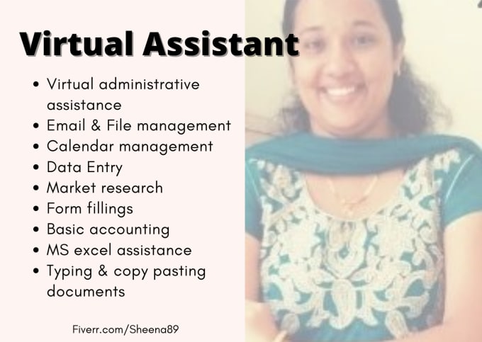 I will be your virtual admin assistant
