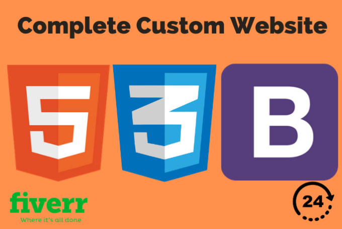 Be Your Front End Developer Html Css Bootstrap Website By Badrafridi Fiverr