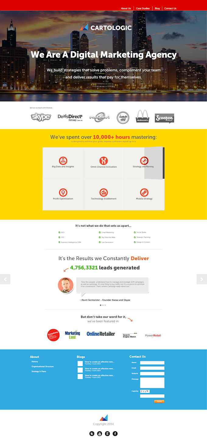 create awesome html or wordpress website