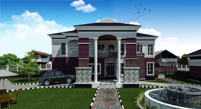 do your architectural design projects, 3d model and rendering exterior