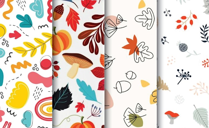 design a flat seamless pattern for kids