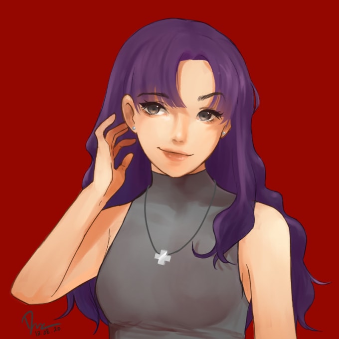 Draw stunning portrait in anime semi realism by Devinachang | Fiverr