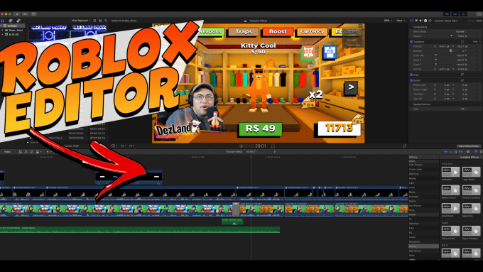 Edit Your Roblox Youtube Videos By Dhurlock - video creator spotlight gamingwithkev roblox blog