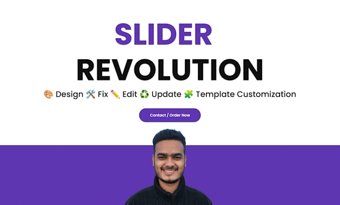 create, edit, and fix designs in slider revolution