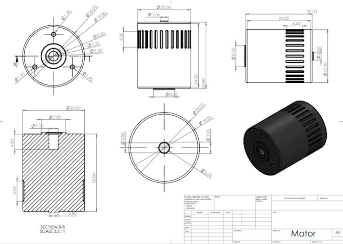 create 2d drawing of your product with solidworks and fusion 360