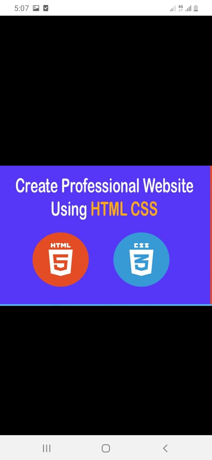 Create professional website using html and css by Bright4 | Fiverr