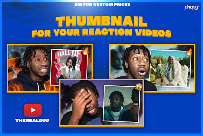 design eye catching reaction thumbnails