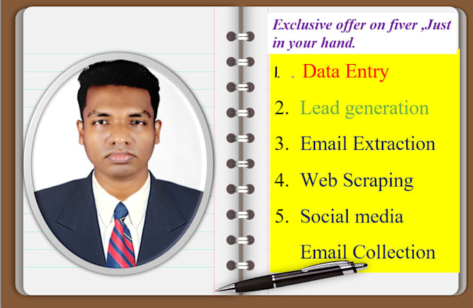 extract email lead collection data collection web scraption