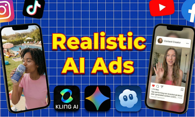 create ai video ads, ai commercial videos and ai product ads
