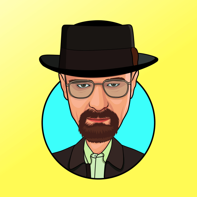 Draw big head cartoon character by Asela_gayan Fiverr