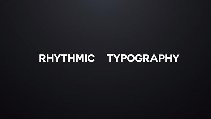 create professional kinetic typography text animation video