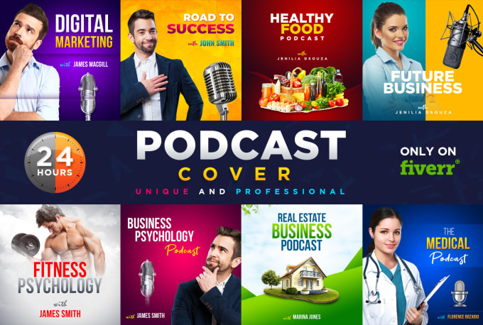 Design podcast cover art, podcast logo, podcast editing in 24 hours by ...