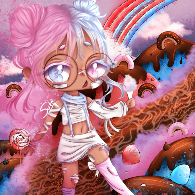 My oc gacha ❤️  Character design, Cute anime character, Gachalife girl  outfits