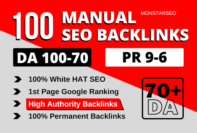 do 100 high authority SEO link building service da90 USA backlinks
