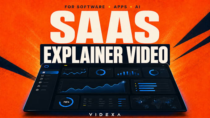 create a saas explainer video for your software, app or tech product