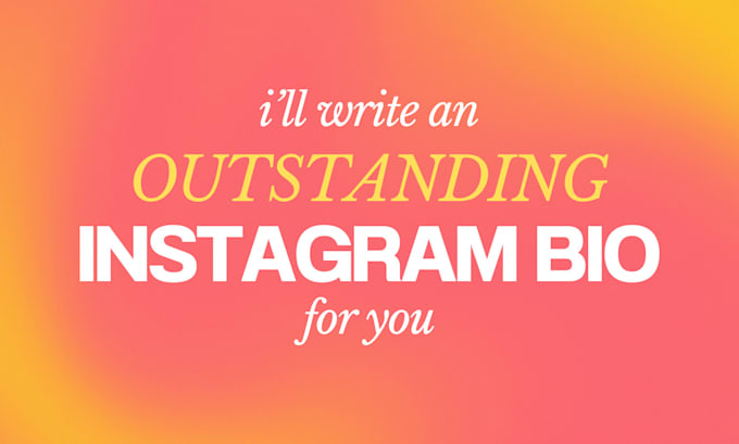 create an SEO optimized instagram bio for you