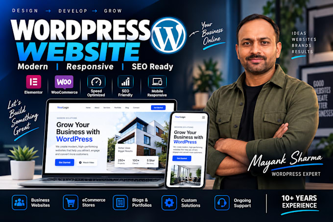 design a professional responsive wordpress website