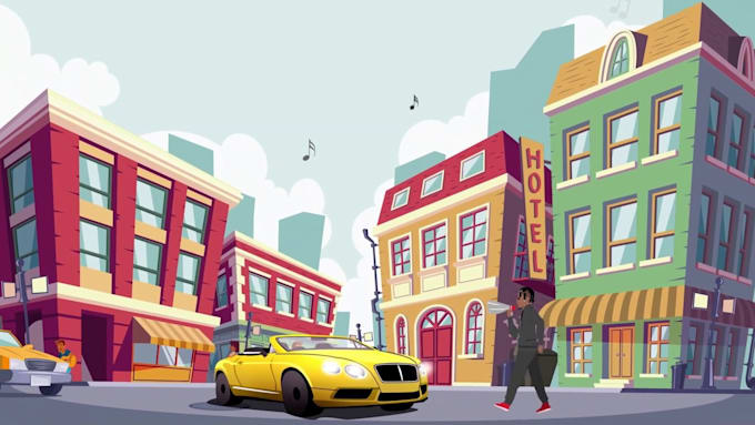 create animated lyric music videos with characters
