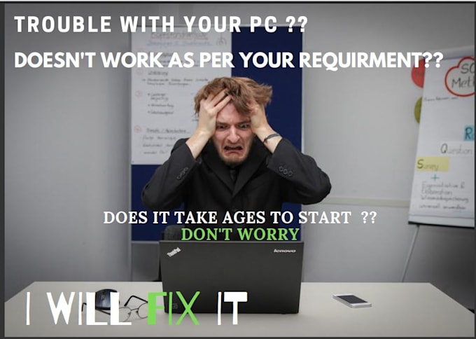 repair, fix your windows PC, computer, laptop remotely