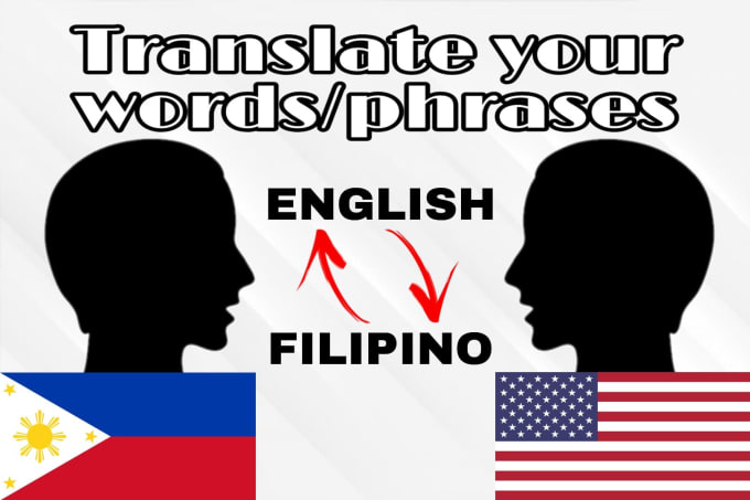 Perfect translation english to filipino
