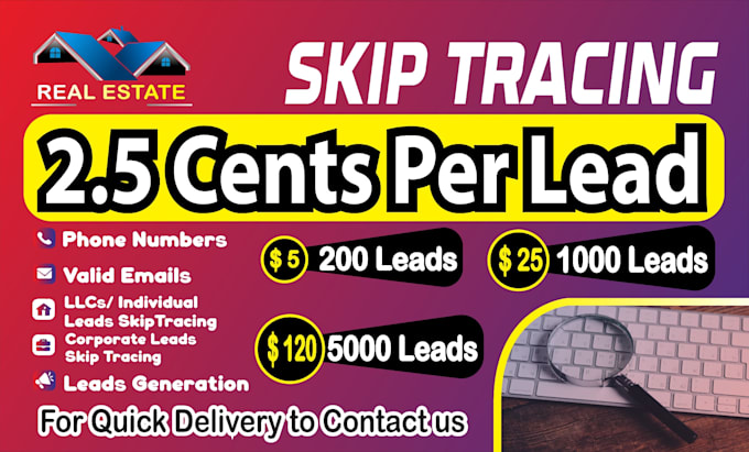 do skip tracing for real estate llc skip tracing