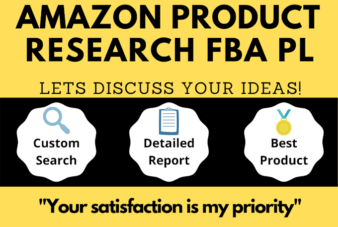 do amazon product hunting, research, sourcing for fba pl