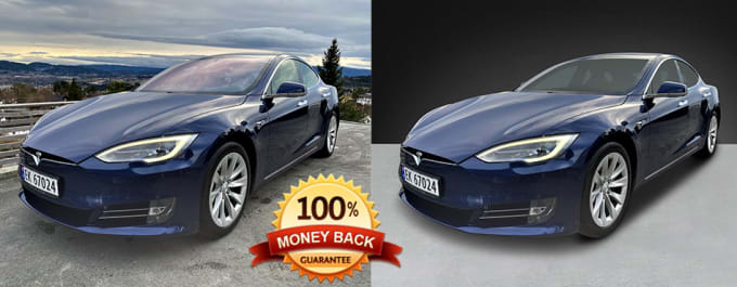 automotive dealer car image editing or replace background