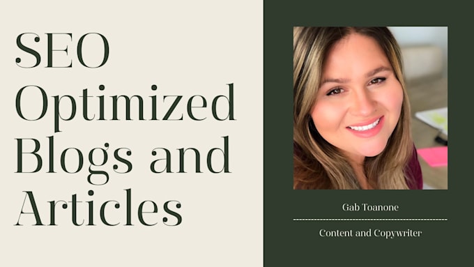 write well researched and engaging blogs and articles