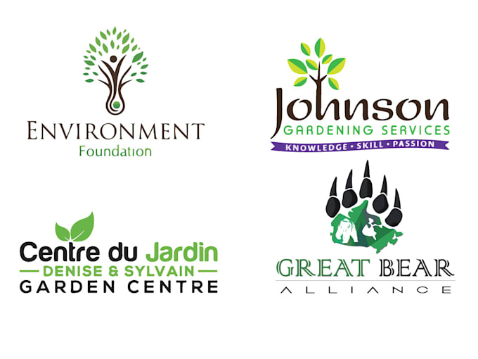 design unique landscape and lawn care logo