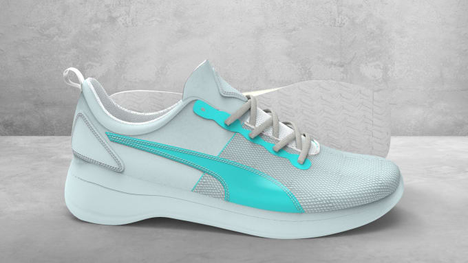 do 3d shoe modelling and animation