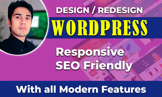 Top 5! I will design wordpress or redesign wordpress website