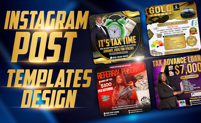 design custom instagram post templates