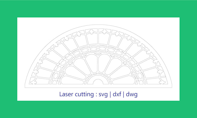 provide laser cutting, laser engraving, dxf, svg,  vector line art, cut contour