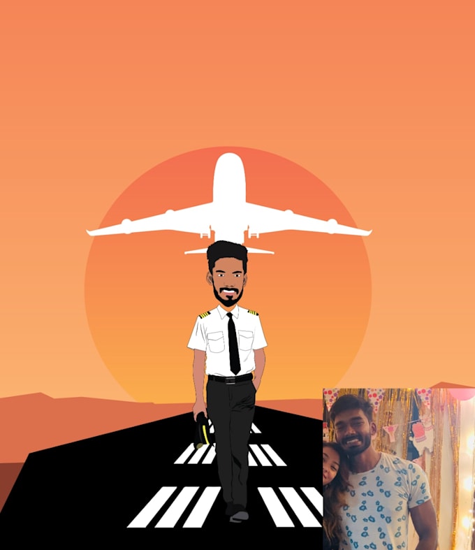create your picture into vector portrait