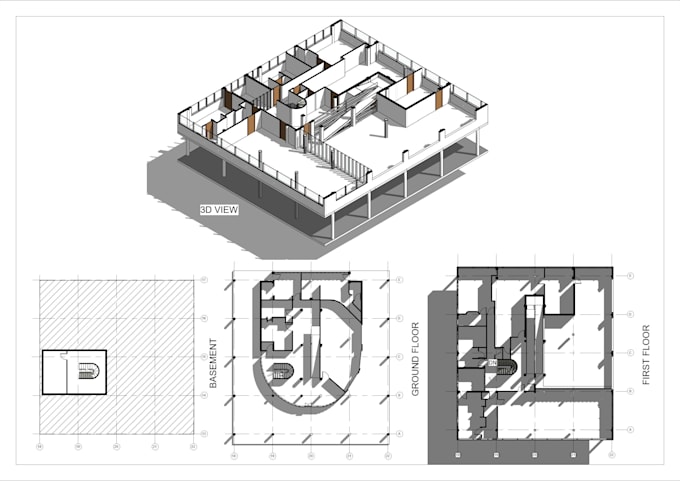 Create architectural 3d model for your project with revit by ...