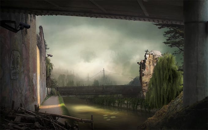 Do creative matte painting illustrations by Nrforever