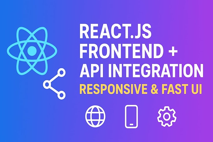 build a custom reactjs frontend for rest or graphql API with responsive layout