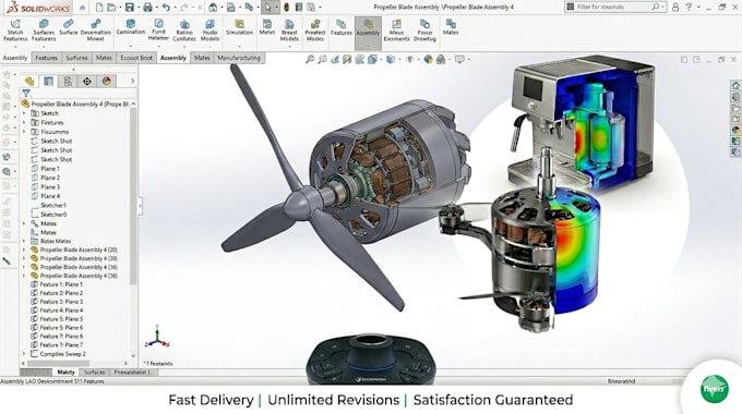 create 3d cad design 3d modeling 3d product design in solidworks and fusion 360