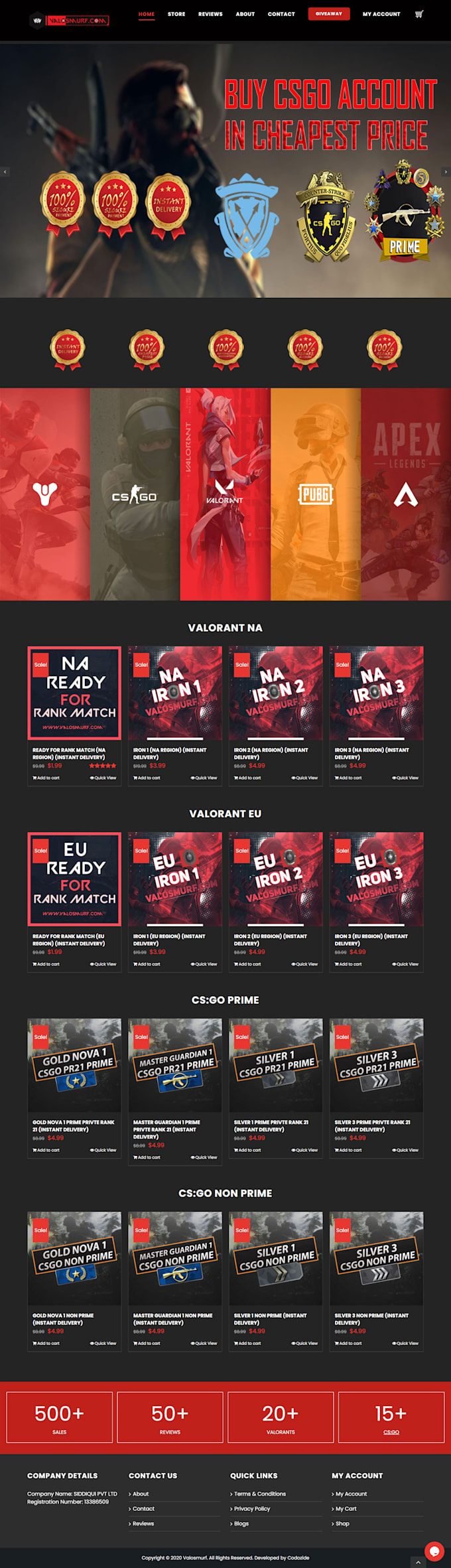 create your ecommerce store