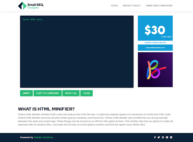create your custom website