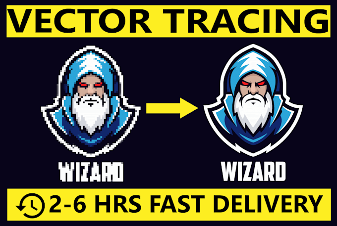 Vector Tracing Vectorise Logo Convert Image Quickly Into Vector By