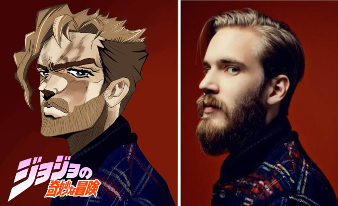 Draw An Amazing Anime Portrait From Any Photo By Sonnyyamada Fiverr More precisely, it can be called a 'how to draw a bearded man. draw an amazing anime portrait from any photo
