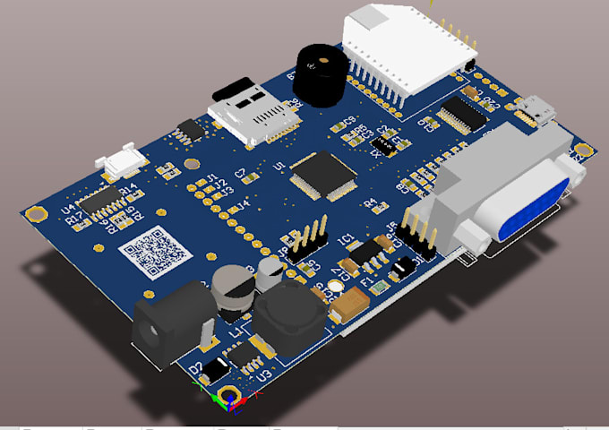 Design pcb layout schematic circuit design in eagle altium by ...