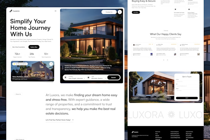 do UI UX, figma website design, home page
