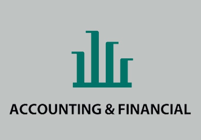 modern make design accounting and financial logo