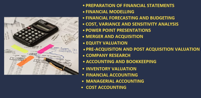 do financial modelling, forecasting and ratio analysis