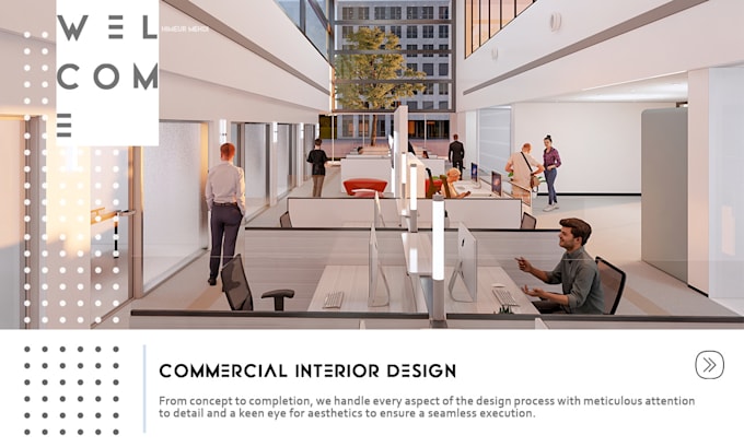 design your coworking space , office , agency