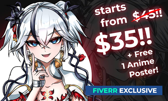 draw awesome anime style illustration