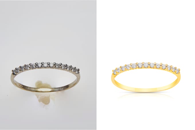 do jewelry photo editing