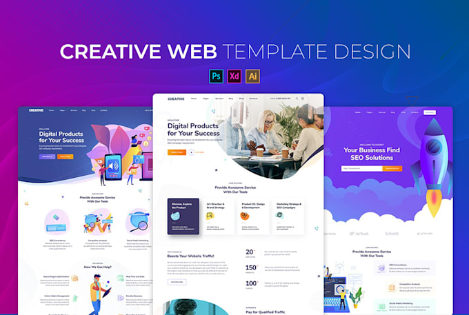 Create eye catching ui and ux design for website by Moana_ui | Fiverr
